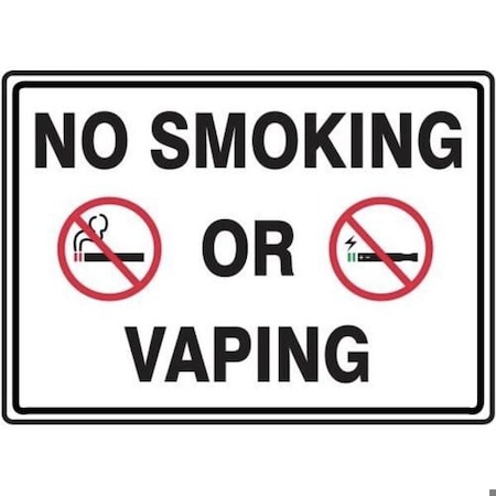 Accuform NO SMOKING SIGN NO SMOKING OR MSMK560XT MSMK560XT